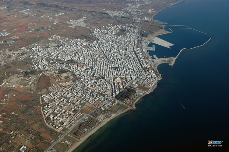 Αεροφωτογραφία λιμανιού Αλεξανδρούπολης